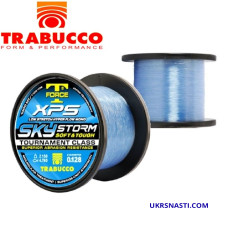 Леска монофильная Trabucco T-Force XPS Sky Storm диаметр 0,128мм размотка 1000м голубая